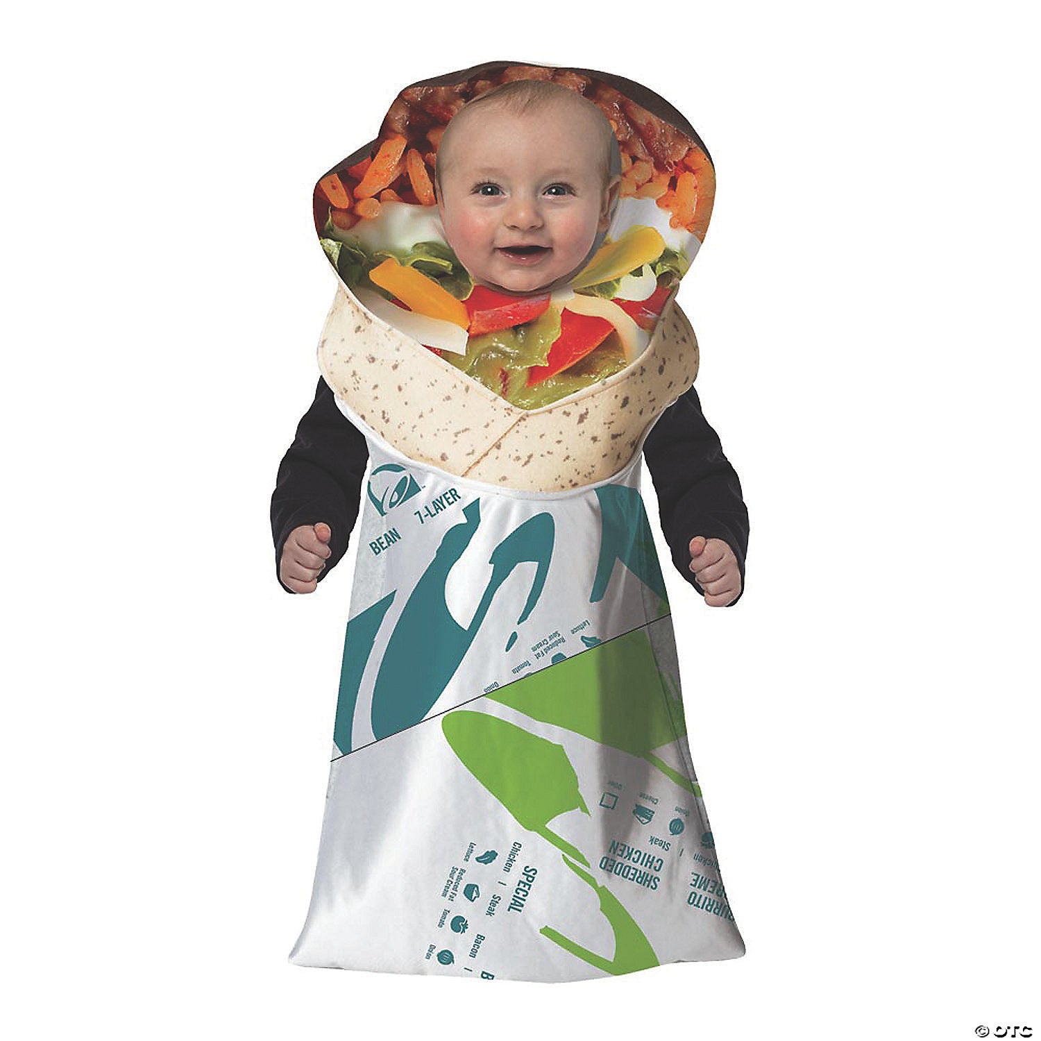 baby taco bell burrito costume~gc3573