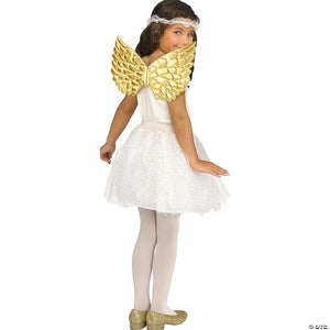 kid s metallic gold fabric foam wings costume accessory~fw90982gd