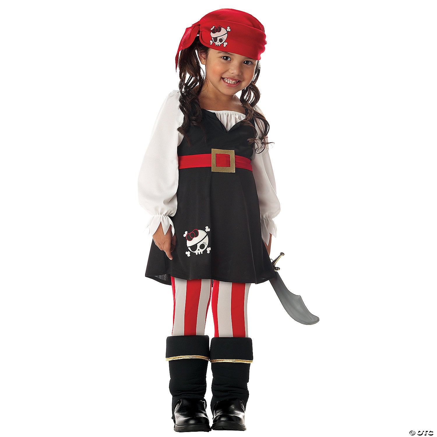 Toddler Girl's Precious Lil' Pirate Costume