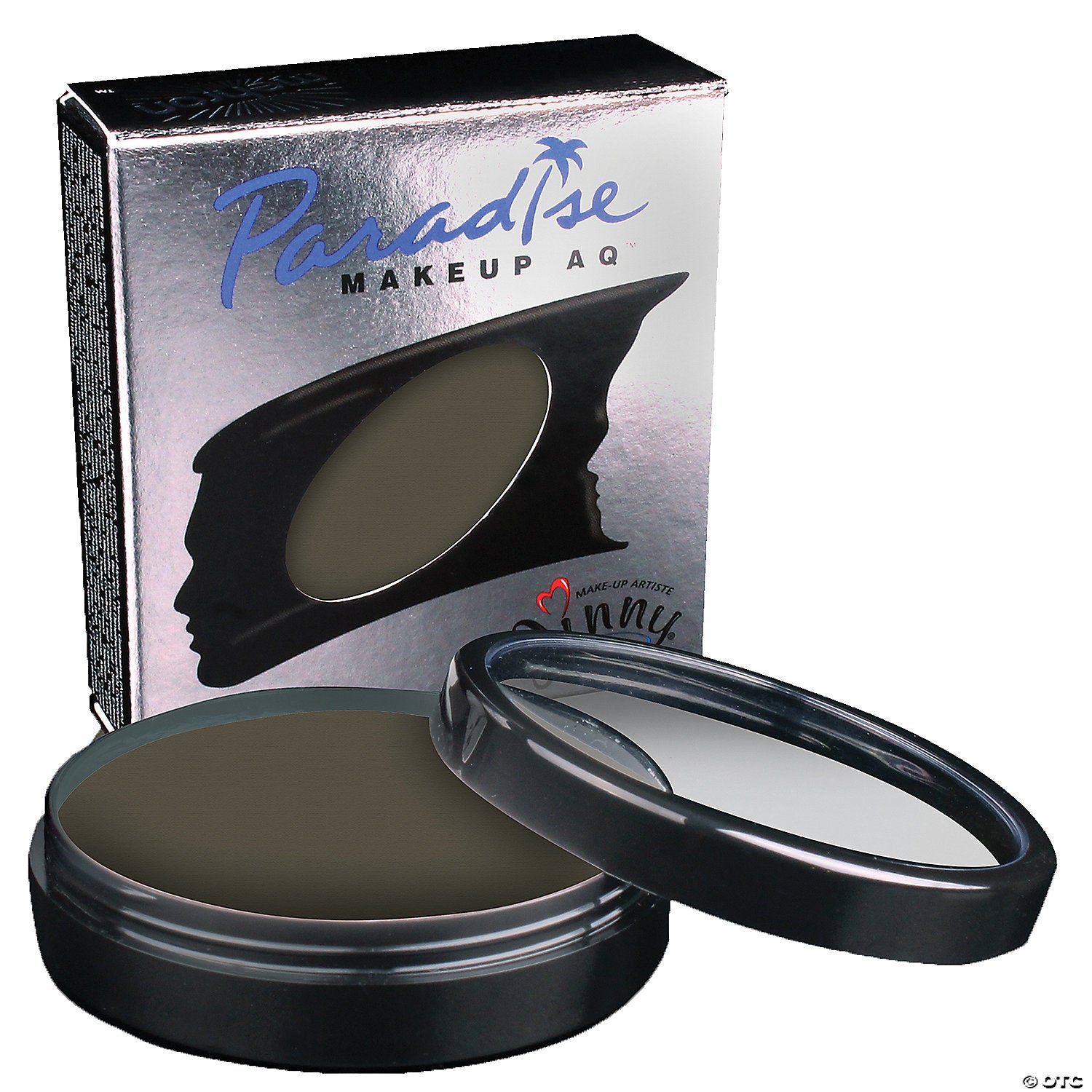 mehron paradise pro aq& 8482  makeup single olive~dd800ol