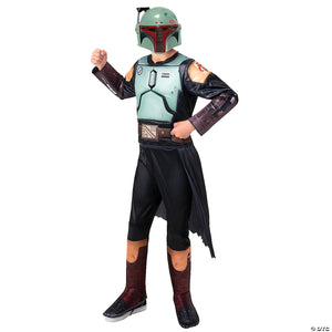 kids qualux star wars& 8482  boba fett& 8482  costume   large 12 14~jwc0799lg