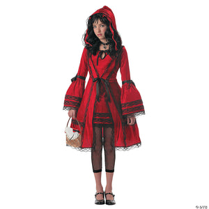 girl& 8217 s little red riding hood costume   large~cc04022lg