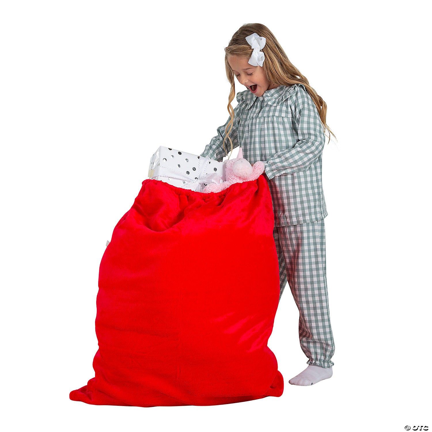 plush santa toy bag~ae995-a02