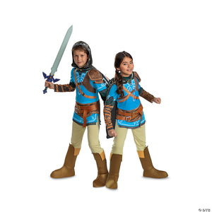 kids deluxe legend of zelda  tears of the kingdom& 8482  link costume   medium 7 8~dg161919k