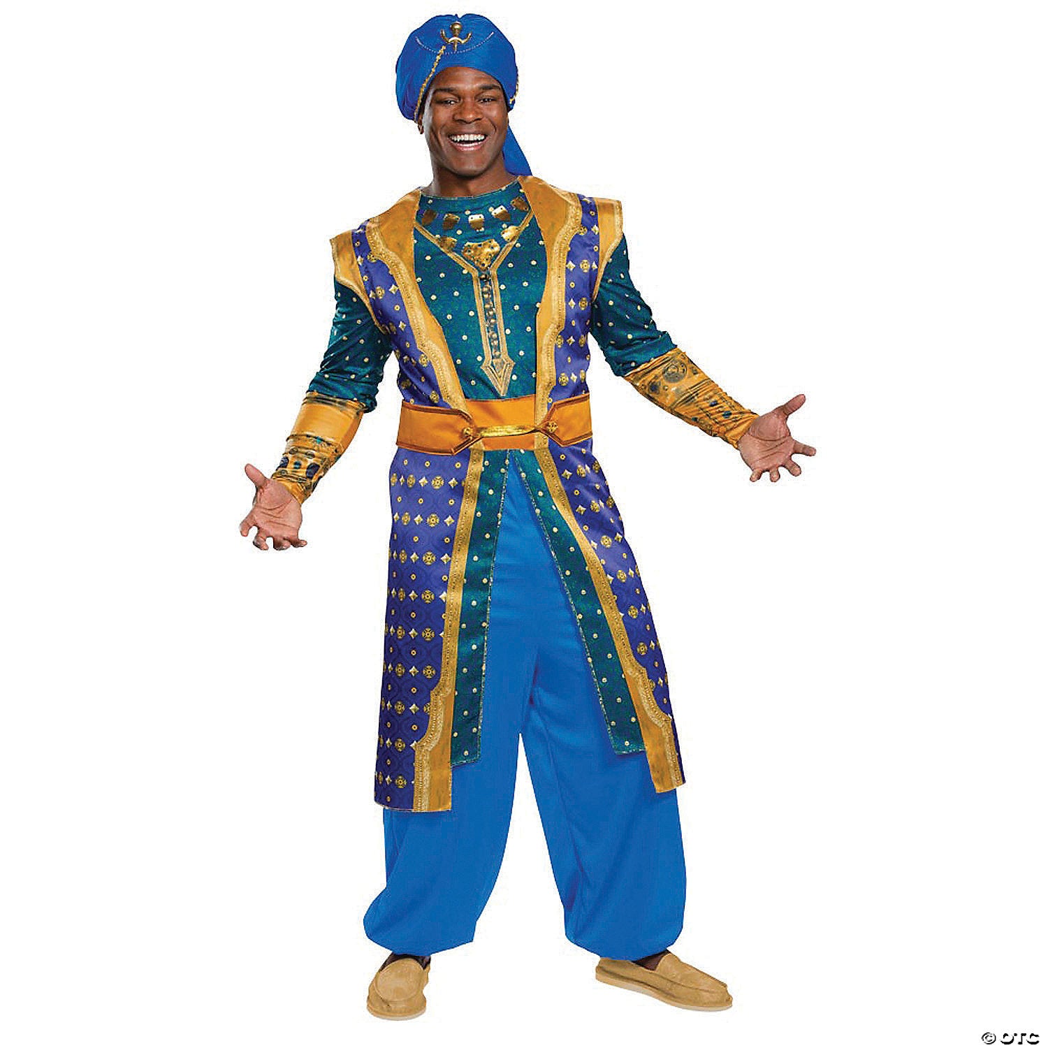men s deluxe aladdin& 8482  live action genie costume   standard~dg22776d