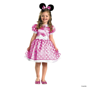girl s pink classic minnie mouse costume   small~dg18921l-a01