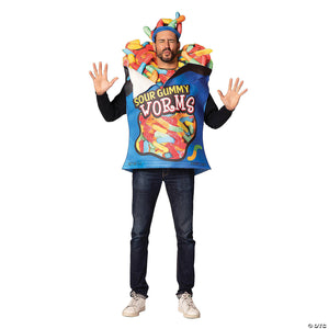 adults sour gummy worms costume~gc2004