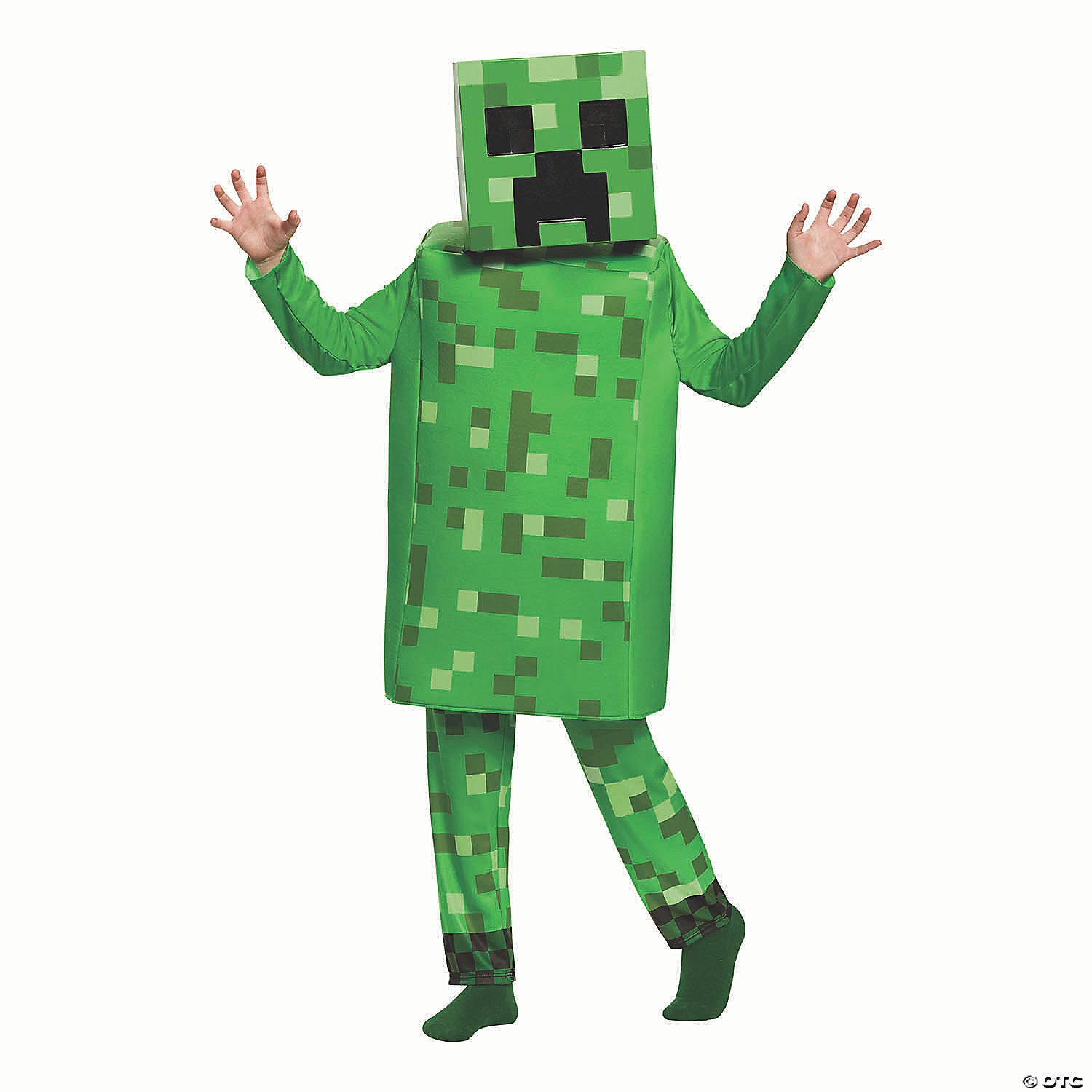 kids deluxe minecraft creeper costume   large~dg65659g