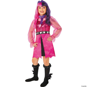 kids monster high& 8482  pink & purple draculaura costume   medium 7 8~fw106252m