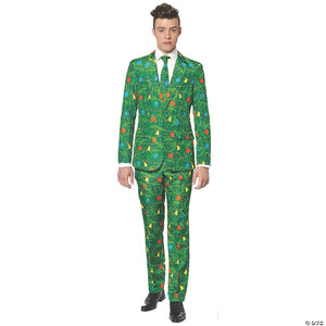 men& 8217 s green christmas tree suit   medium~osa0015md-a01