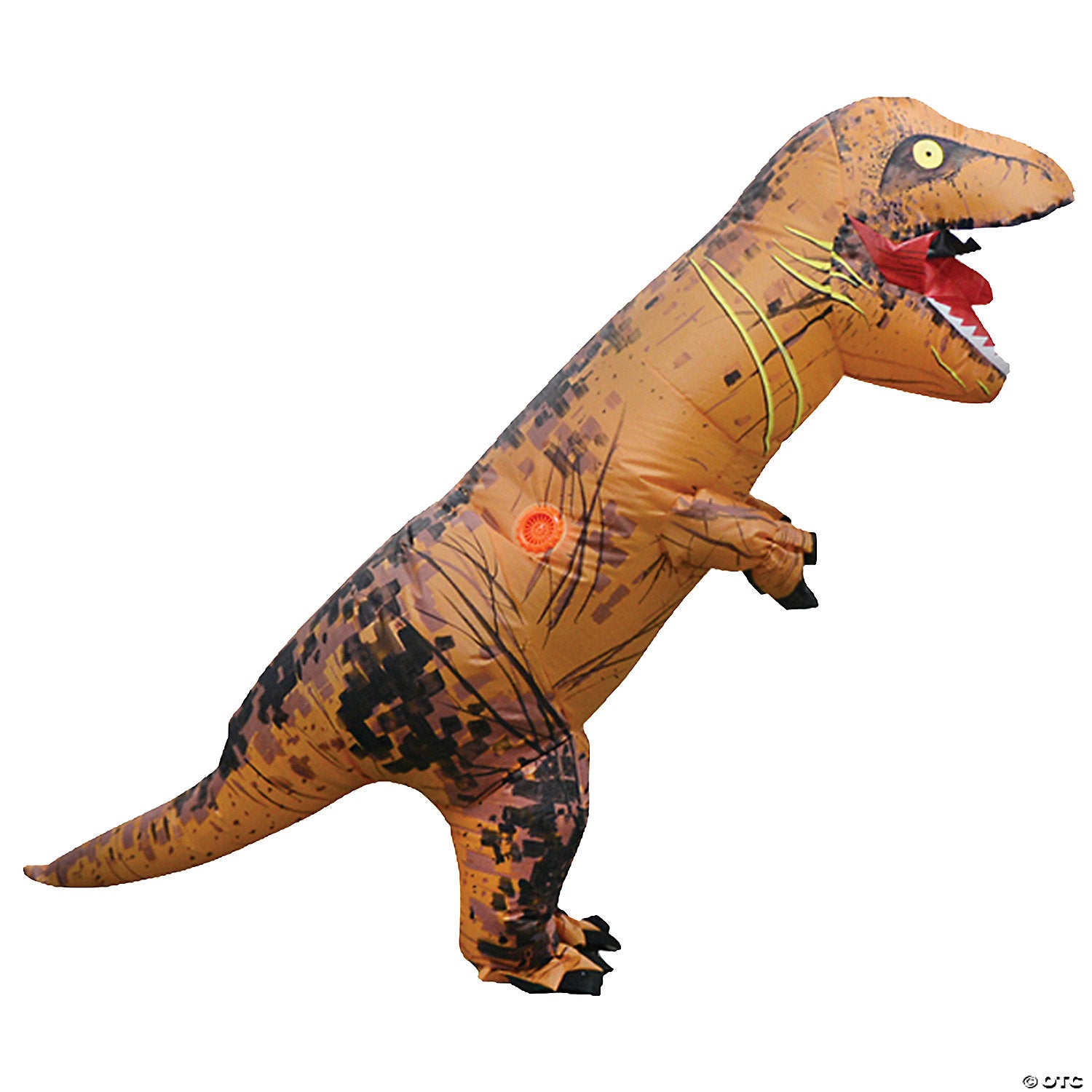 kids inflatable brown t rex brown costume~sh21194