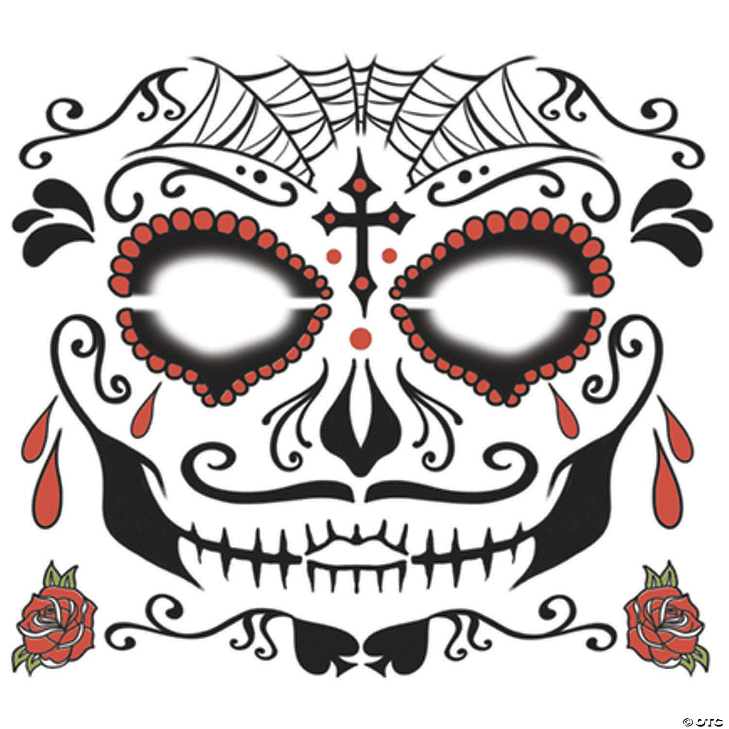 sugar man temporary face tattoo~dffc509