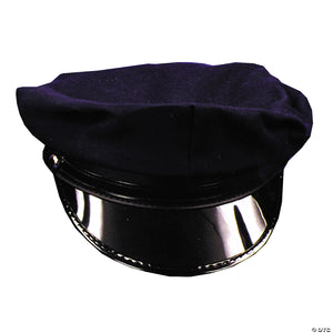 kids navy blue police hat~gd01