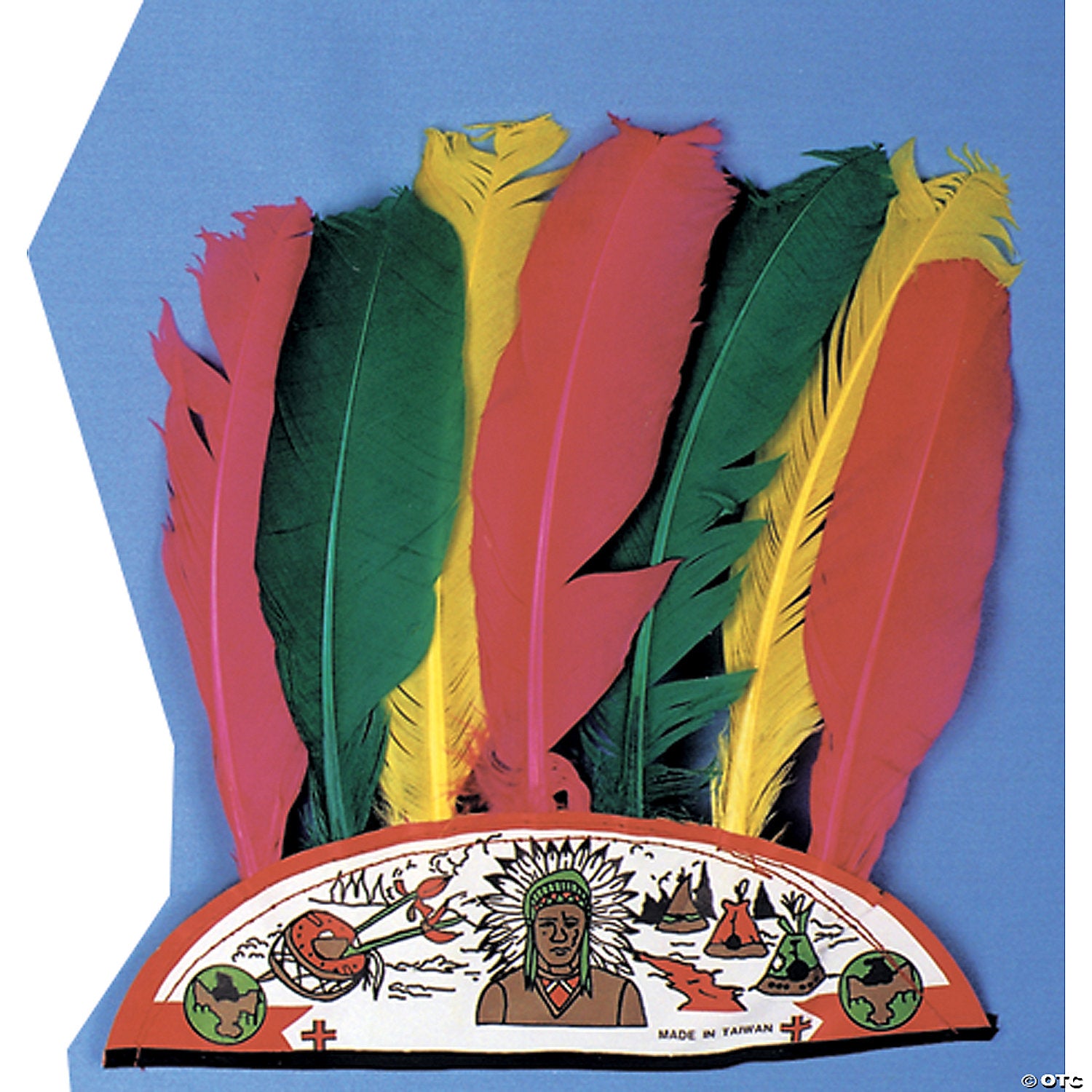 child feather headdress~bc28-a01
