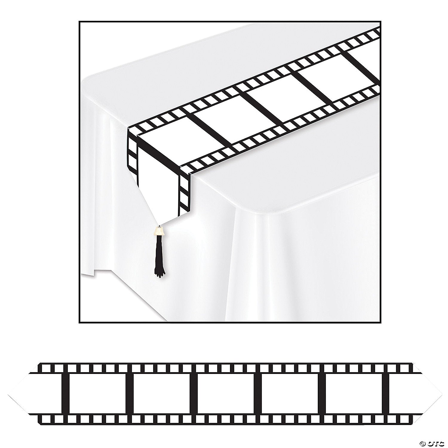 printed filmstrip table runner~bg54718