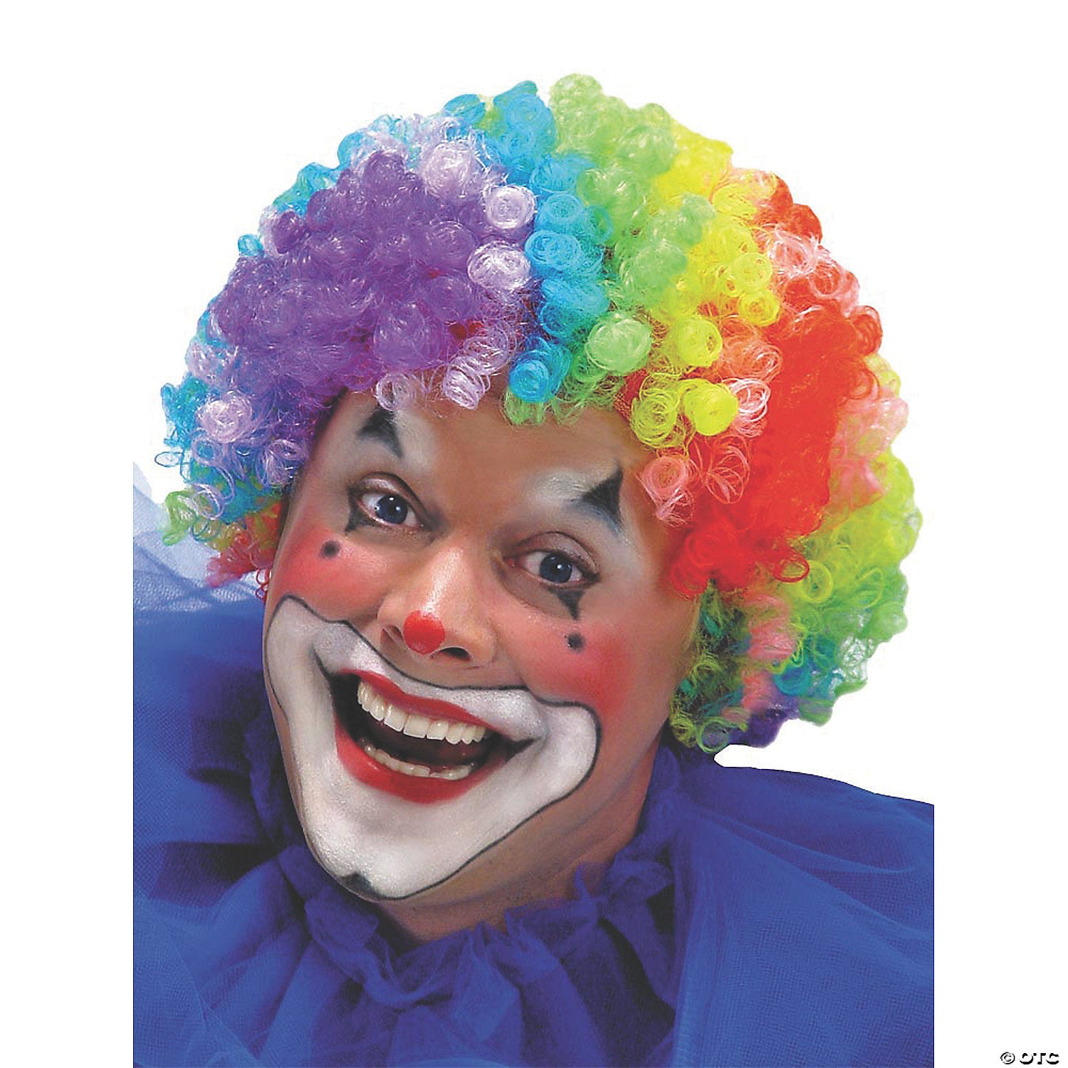 adults multicolor rainbow clown wig~mr179005