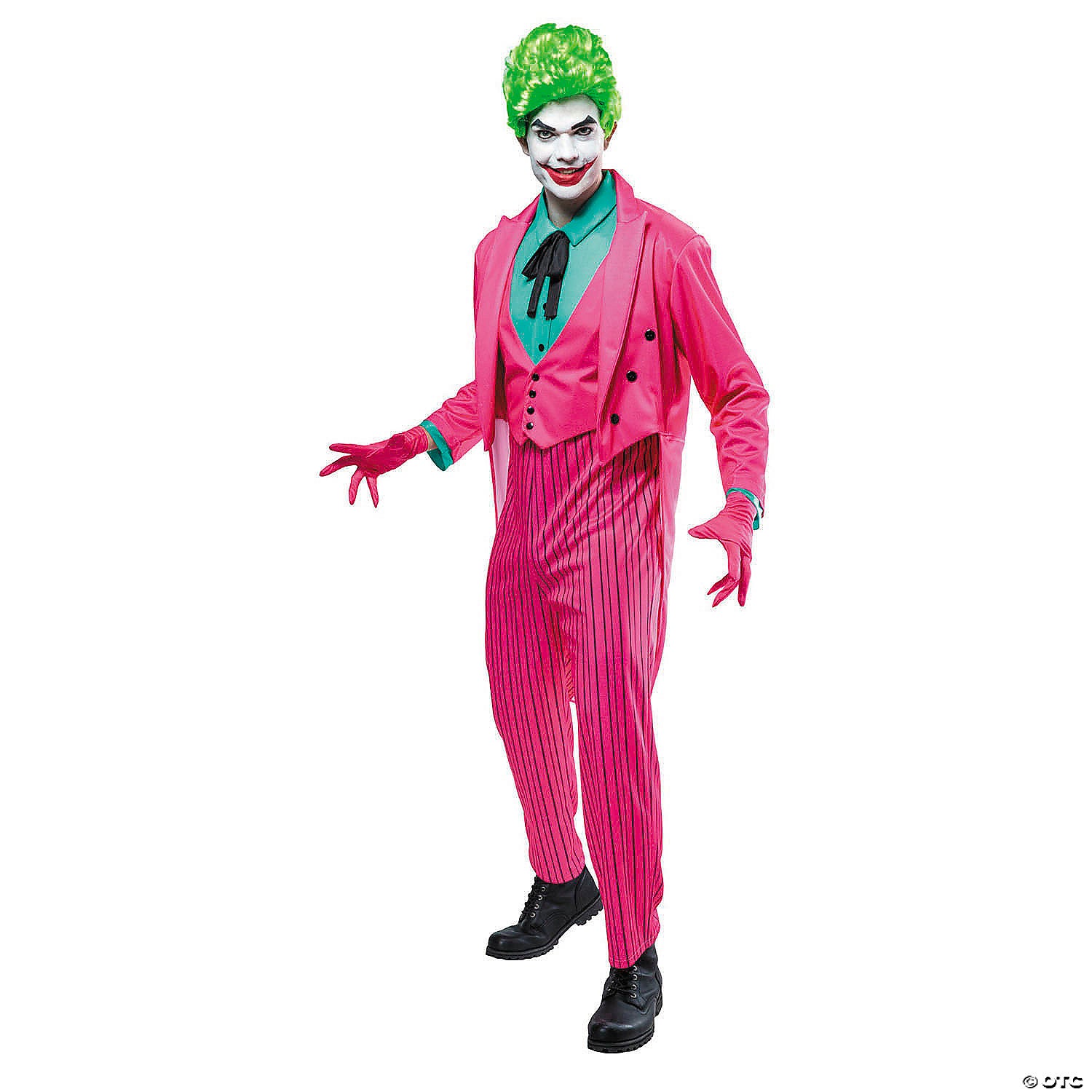 men& 8217 s deluxe dc comics joker polyester jumpsuit costume   large 42 44~ru1001249lg