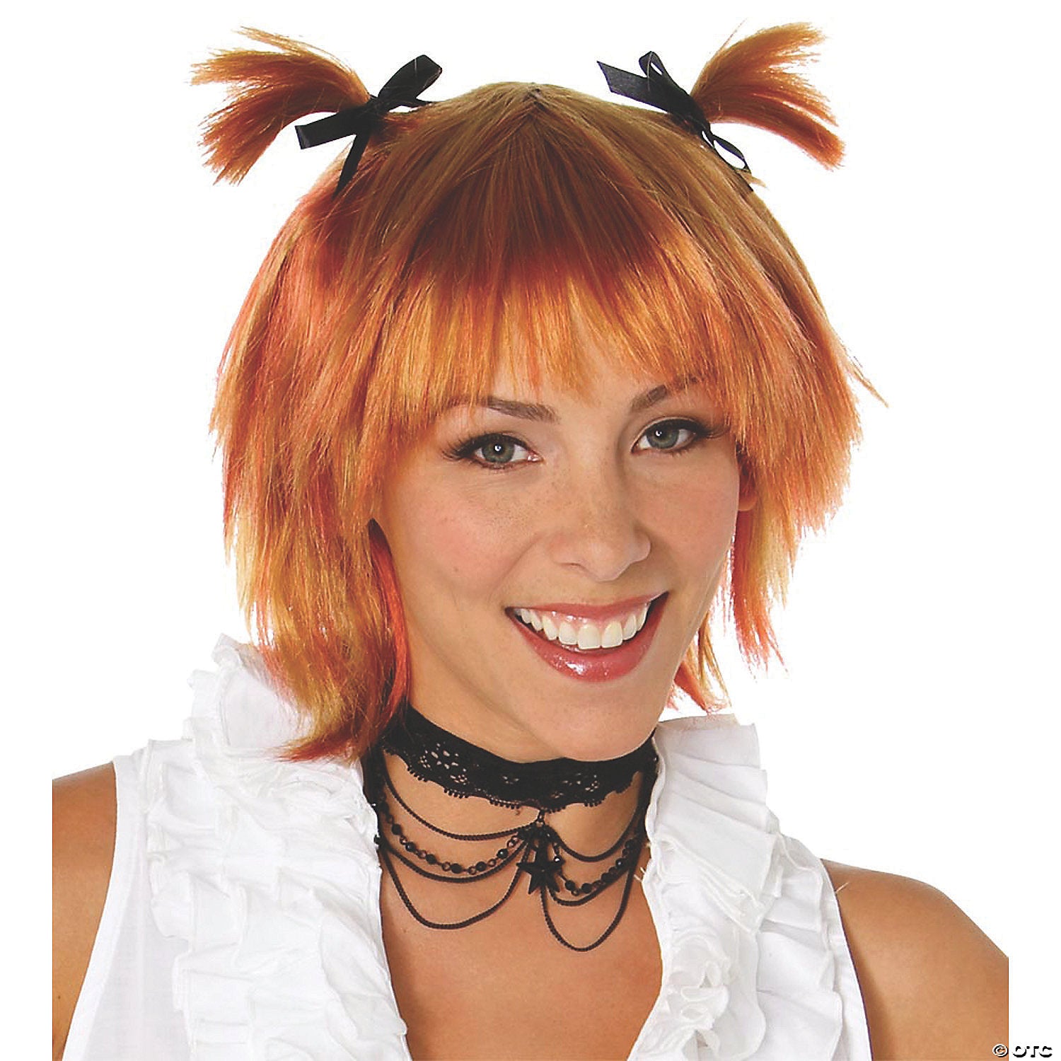 adults light brown short ponytails wig~mr177190