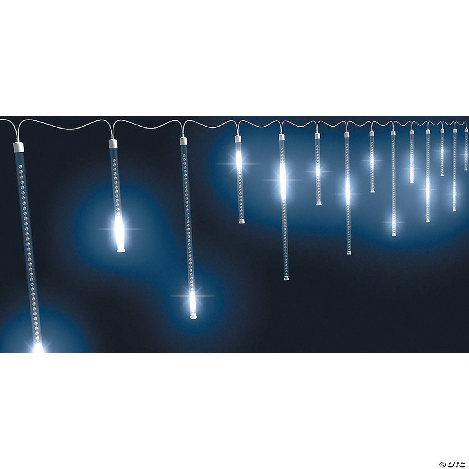 7  8 icicle shooting star led holiday string lights~ma957