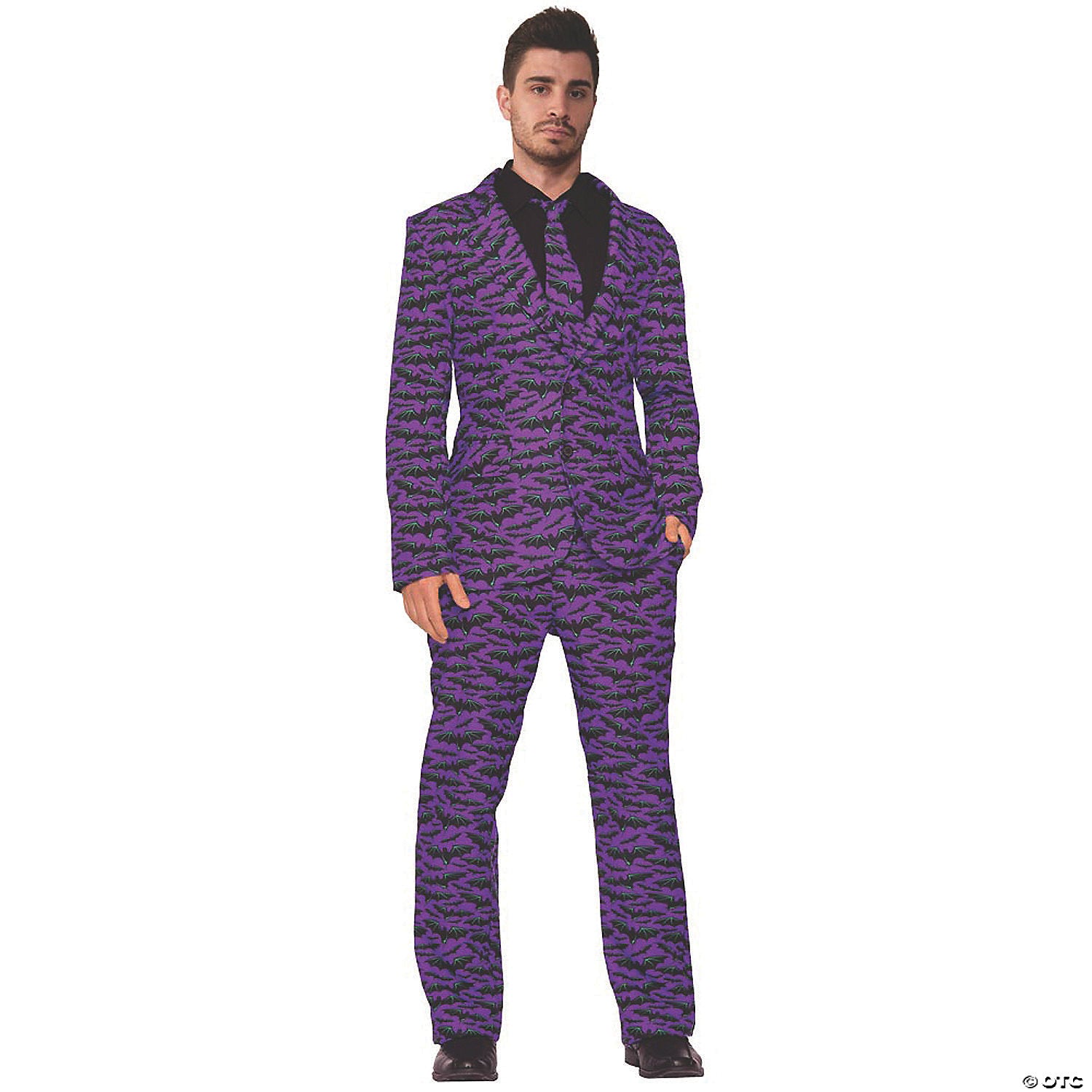 men s bat suit and tie costume   extra large~fm74806