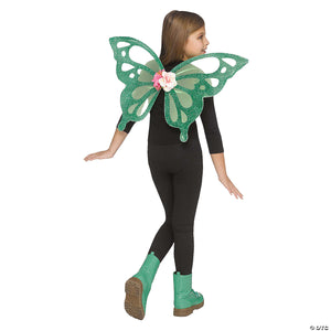 kids green shimmer wings~fw96926g
