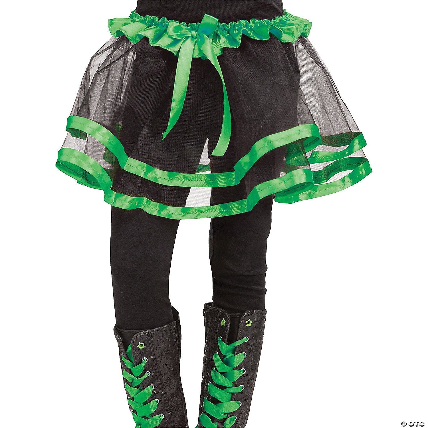 girl s ribbon tutu green~fw90253gr