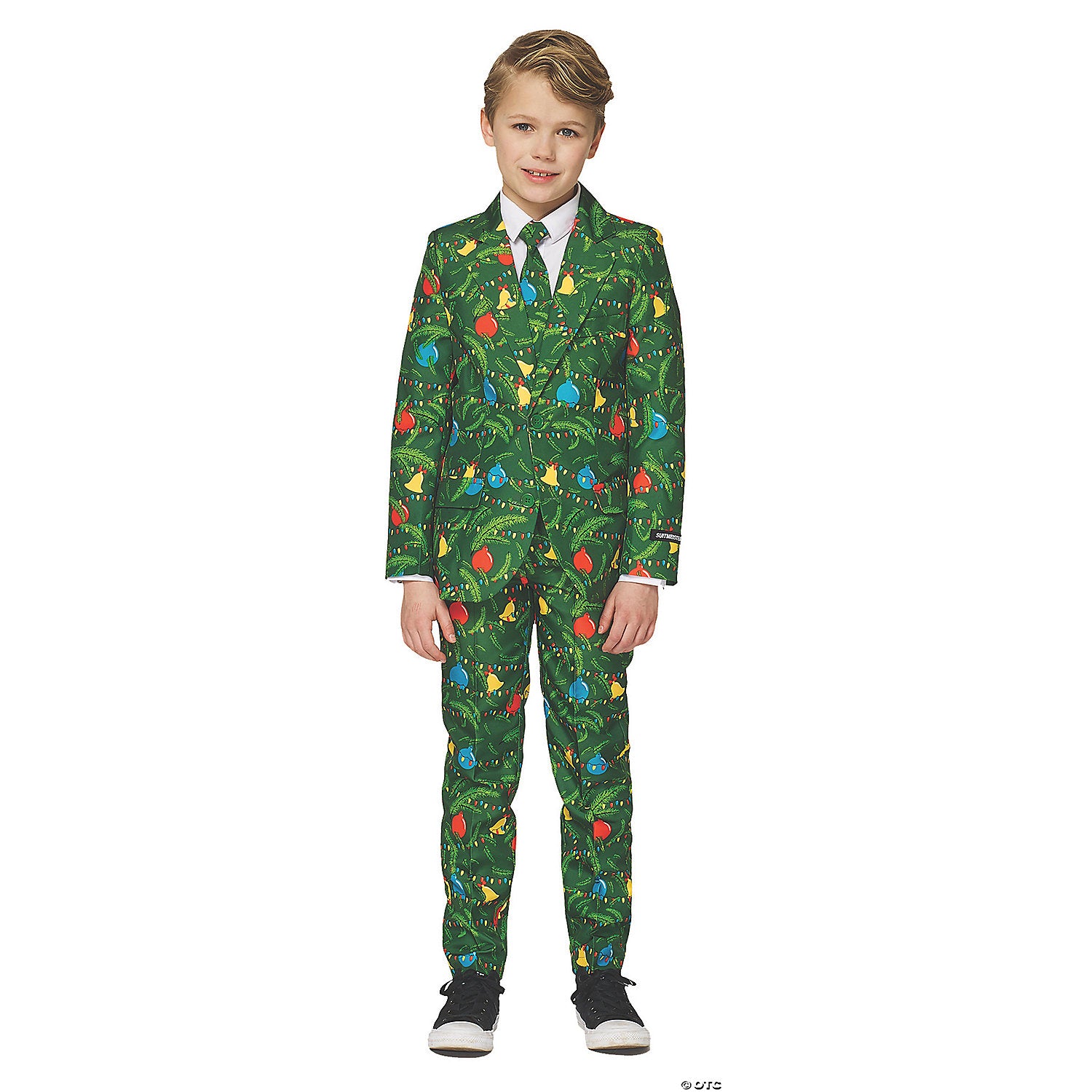 boy s green christmas tree suit~osb0008md-a01