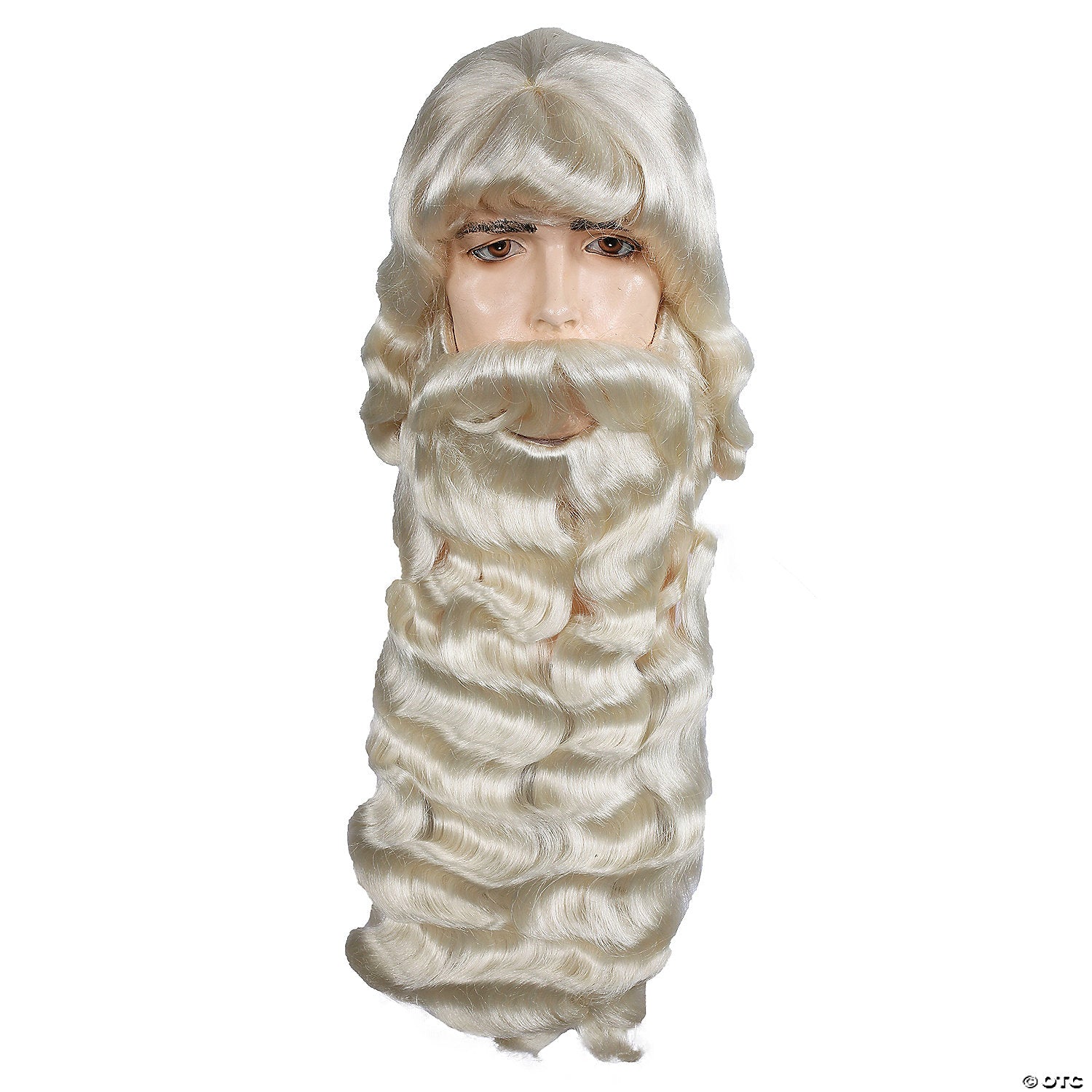 jumbo santa beard and wig set~lw006wt