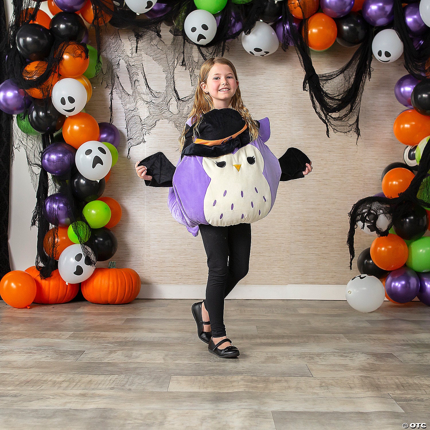 kids squishmallows& 8482  holly the owl costume~jwc1250-a01