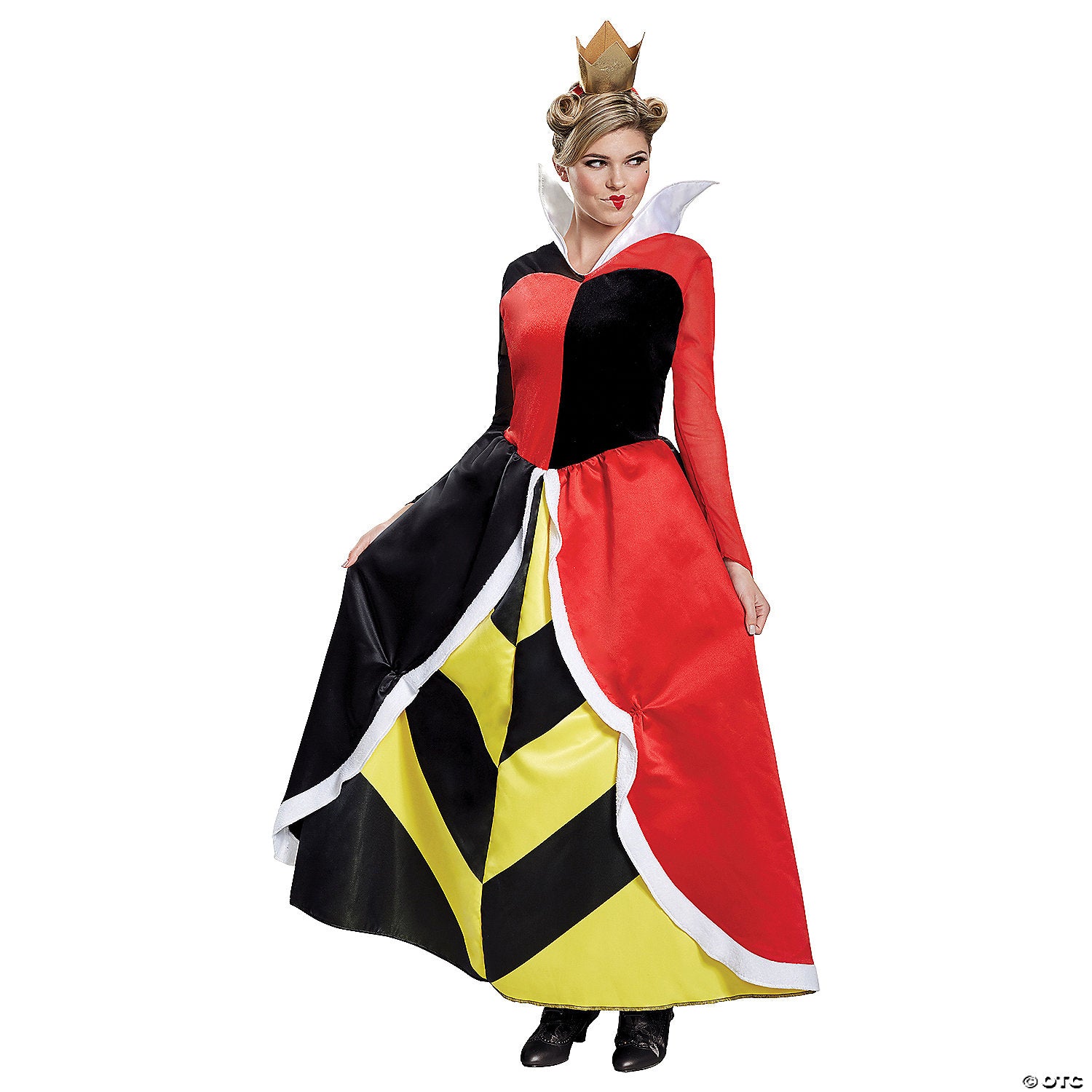 women s deluxe alice in wonderland queen of hearts costume   large~dg67480e-a01