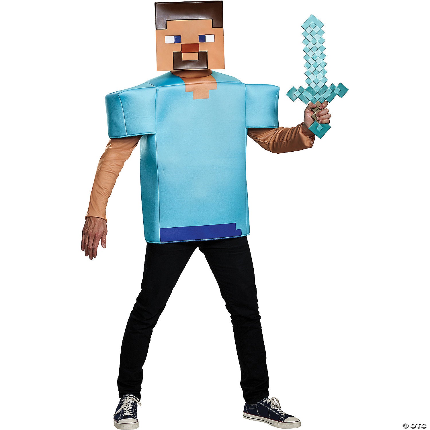 adults minecraft steve costume~dg67695