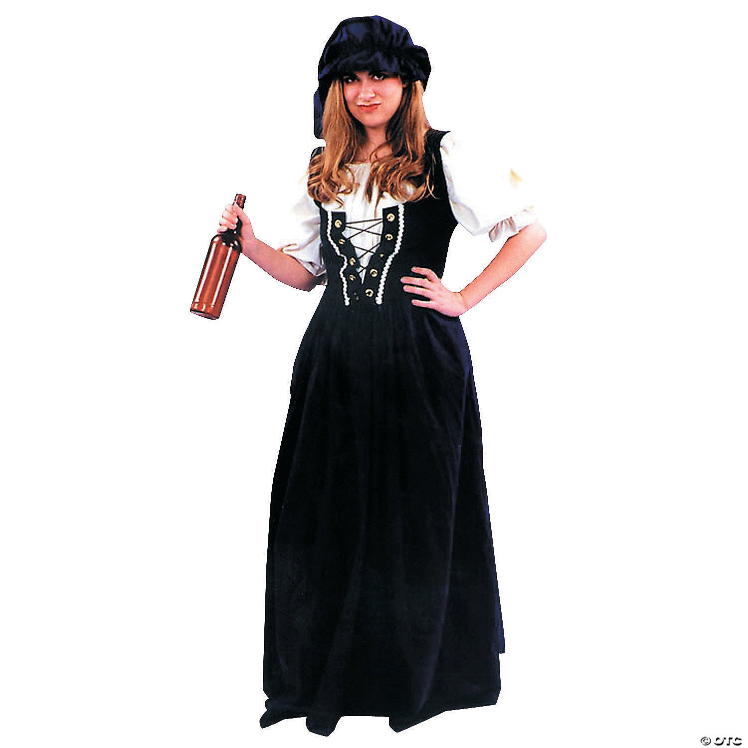 women& 8217 s renaissance skirt & hat costume   standard~ma797