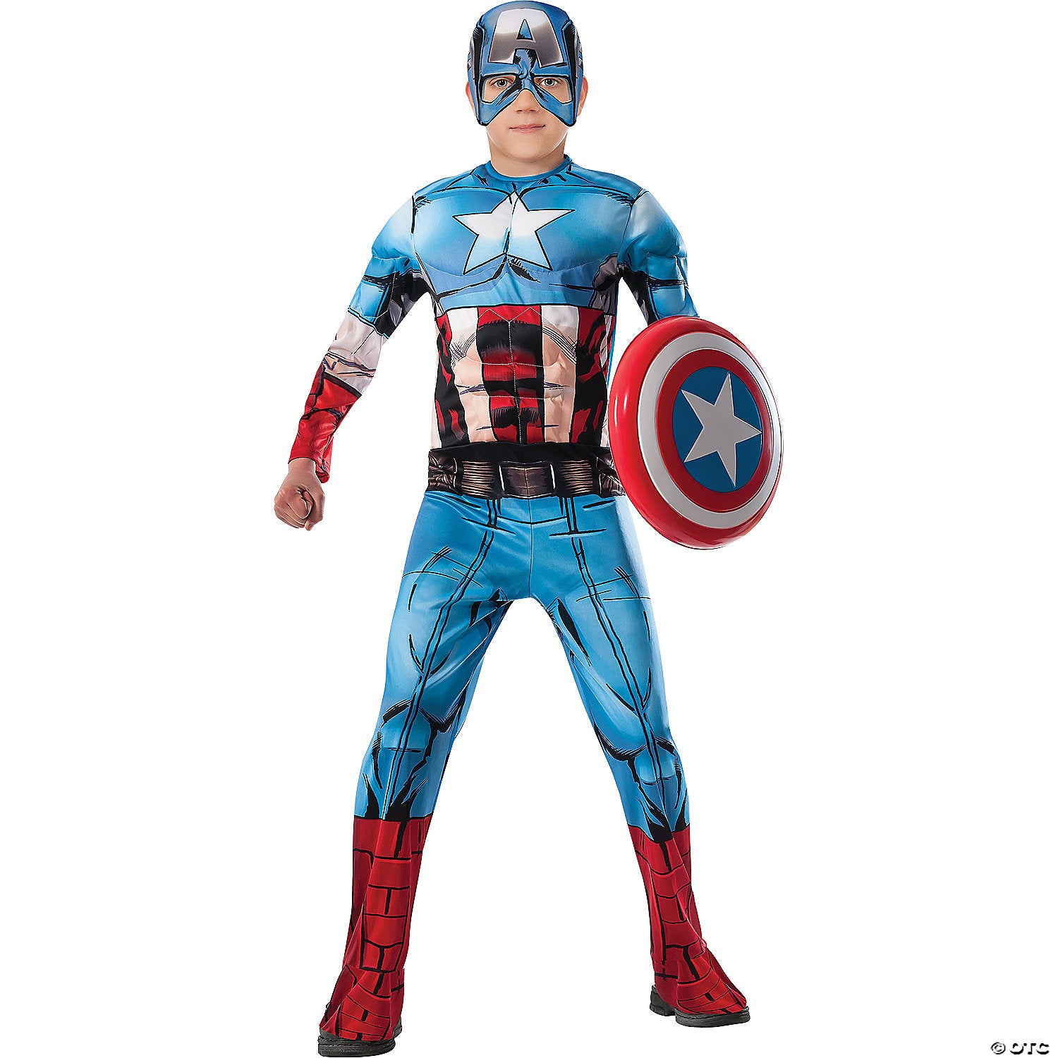 boy& 8217 s muscle chest captain america& 8482  costume   small~ru620021sm