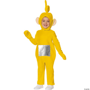 toddler teletubbies& 8482  yellow laa laa polyester costume   3t 4t~fw108121xs