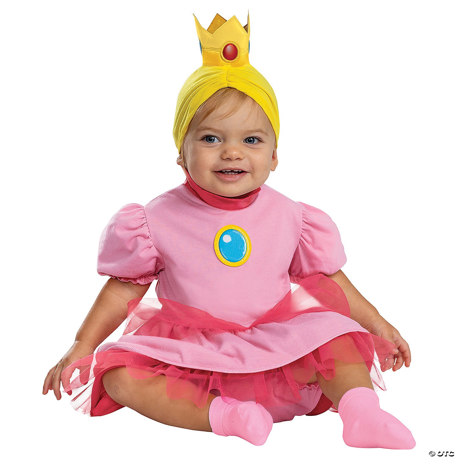 baby posh super mario bros & 8482  princess peach costume   6 12 months~dg146419v-a01