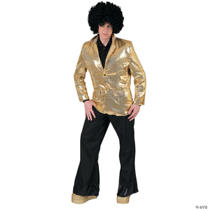 men& 8217 s gold disco jacket costume   standard~ff782701
