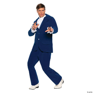 men s blue groovy sixties costume 42 46~ur30685os