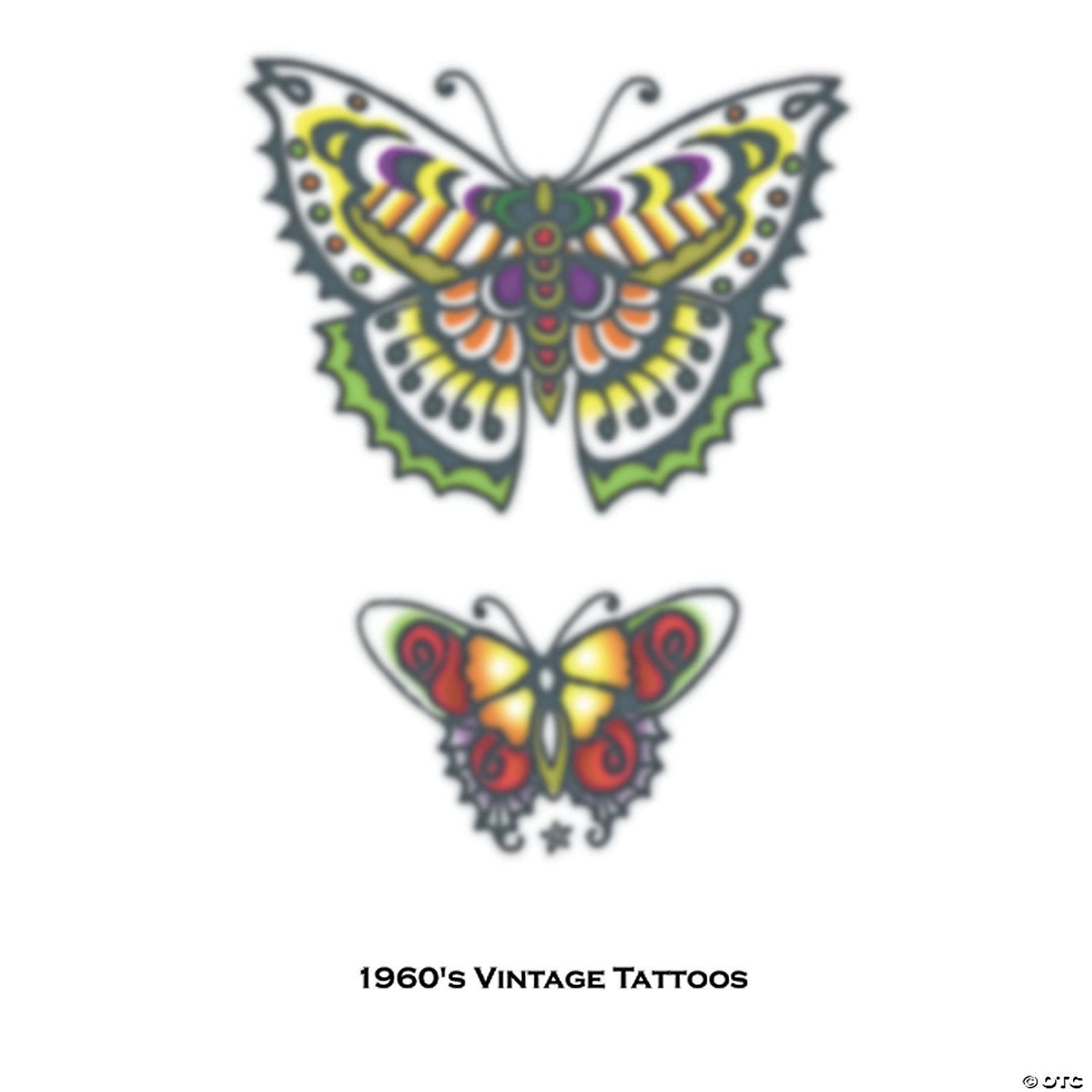 tattoo vintage butterflies~df119