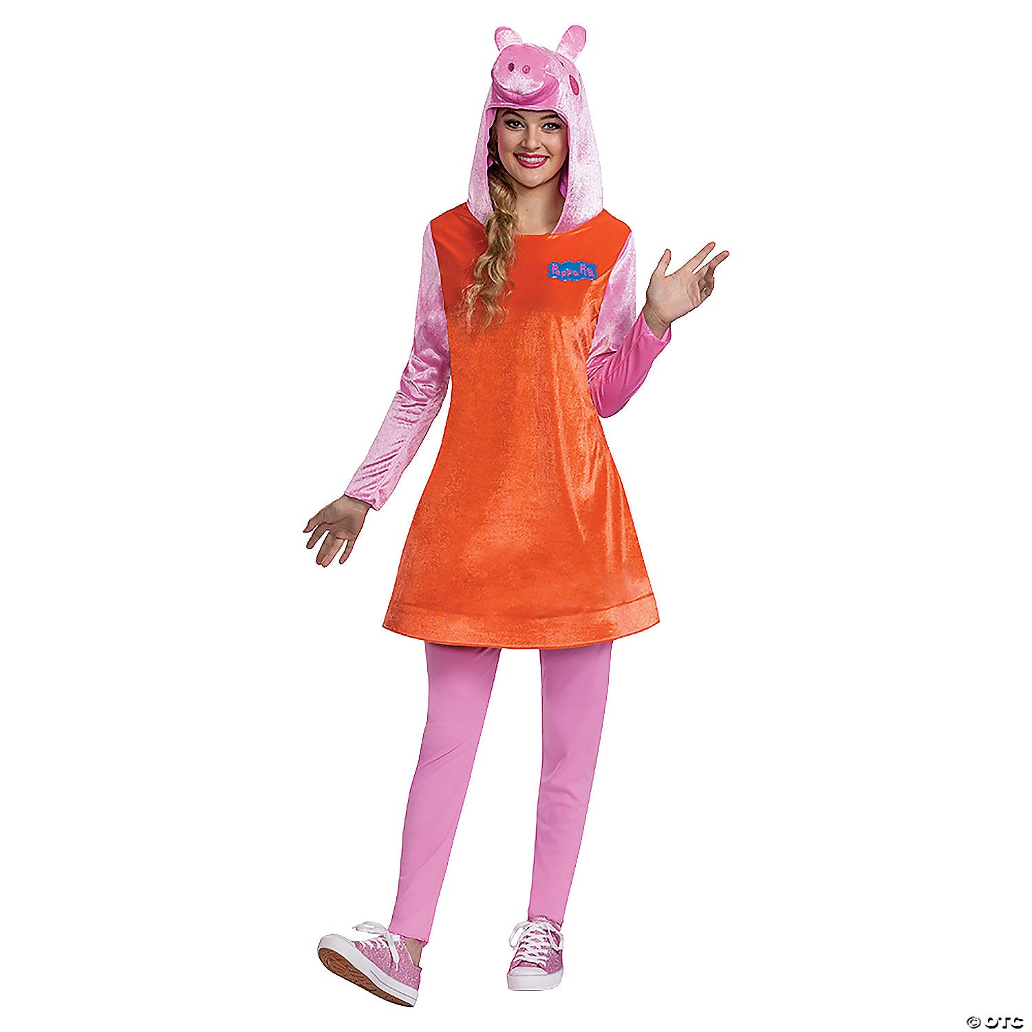 women s deluxe peppa pig& 8482  mummy pig costume   small 4 6~dg124209n