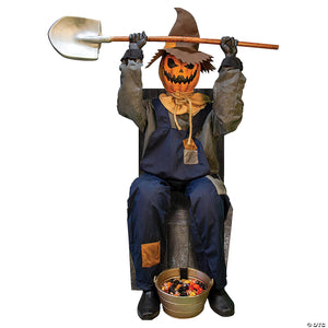 smiling jack greeter with chair halloween decoration~tt58773c-a02