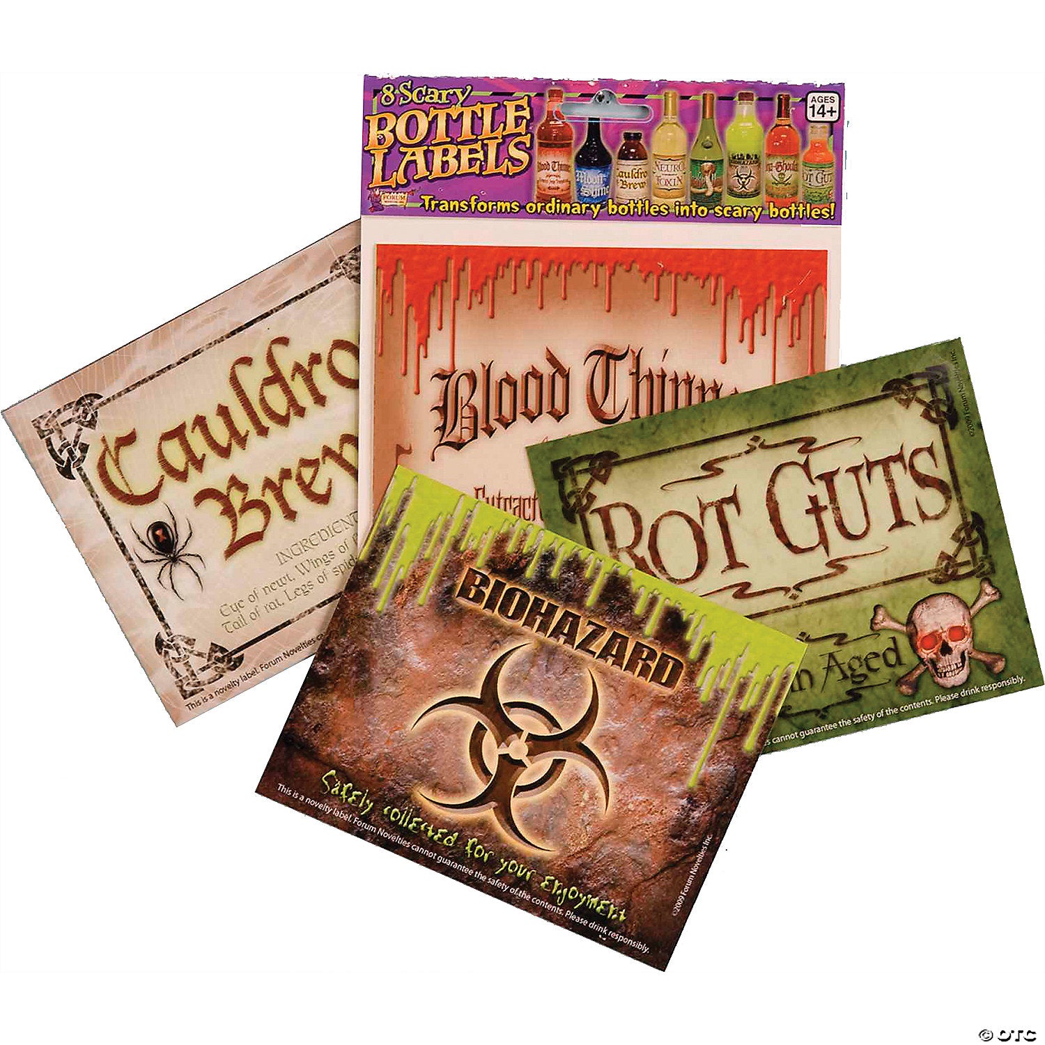 scary bottle labels~fm63972