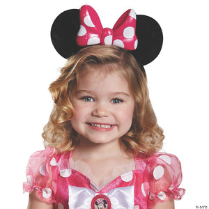 girl s pink minnie mouse lite up ears~dg85584-a01