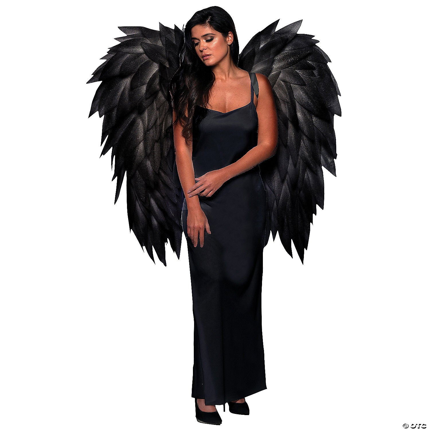 40  featherless black angel wings~ur30640bk