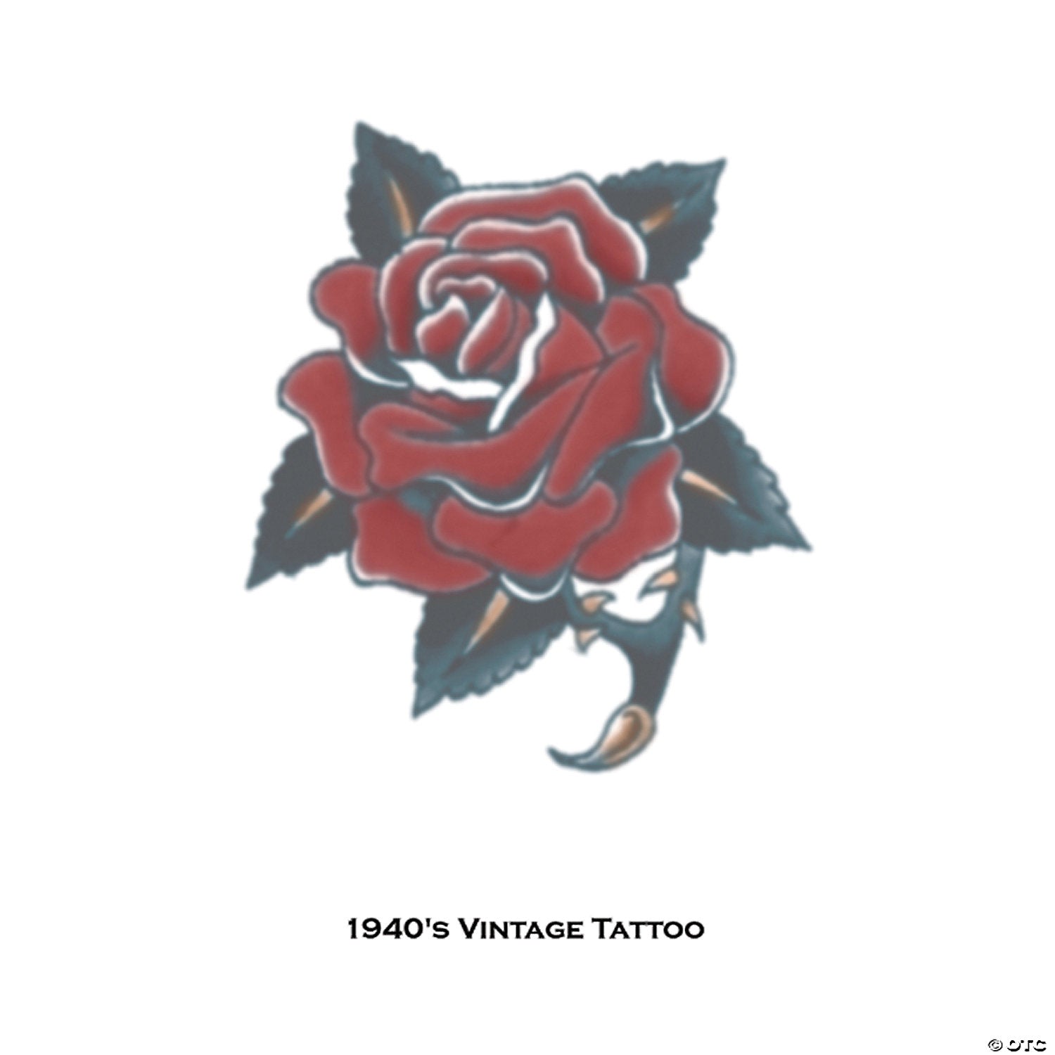 tattoo vintage rose~df115