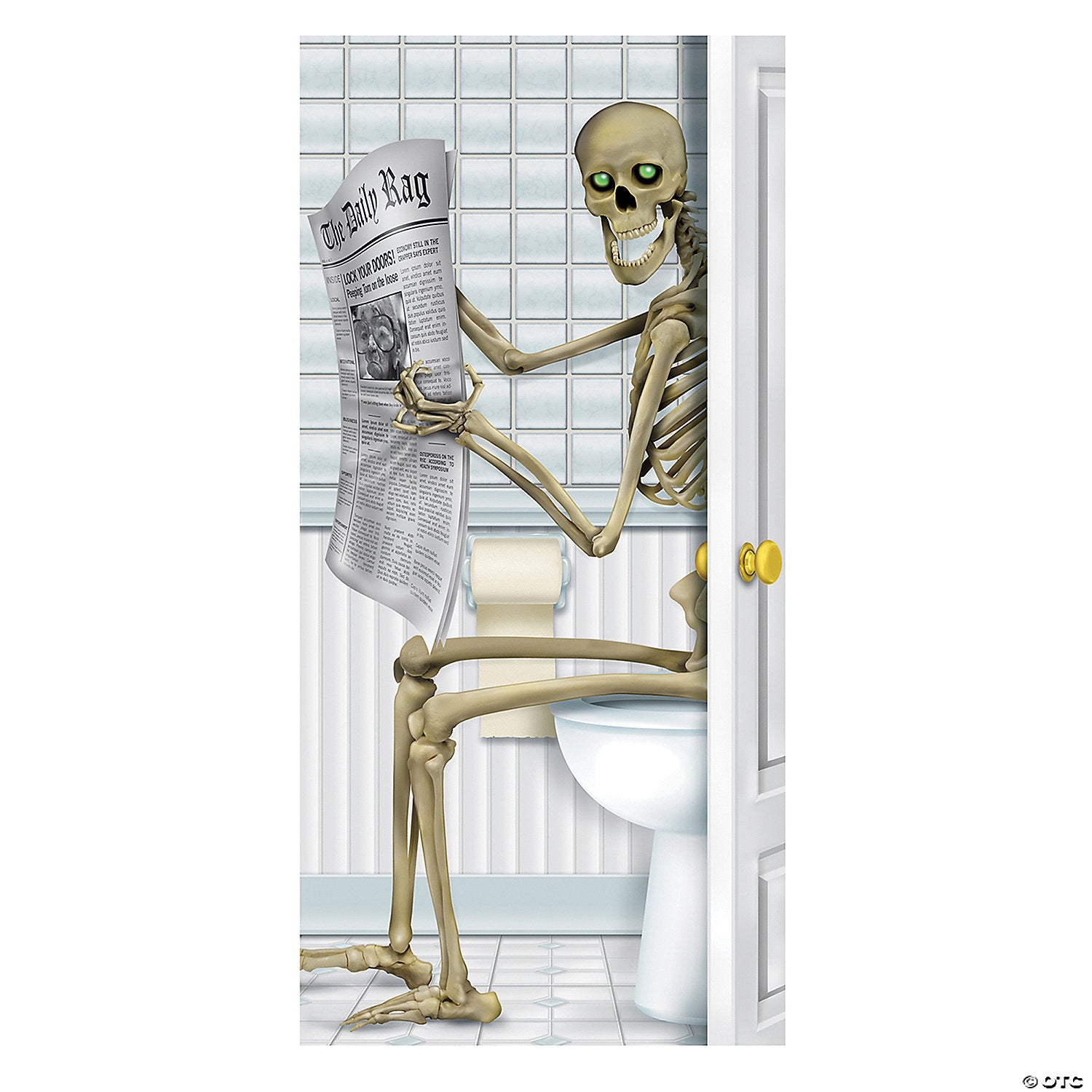 skeleton bathroom door cover~bg00014