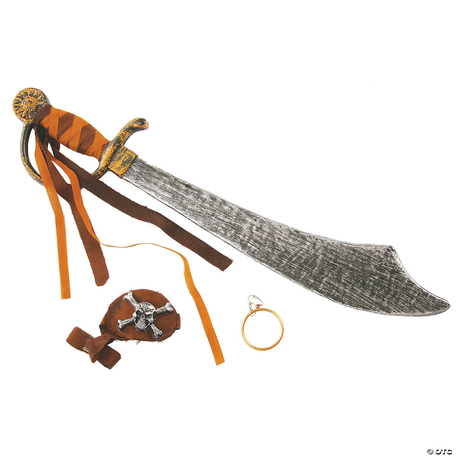 pirate sword and eye patch set~fw90558