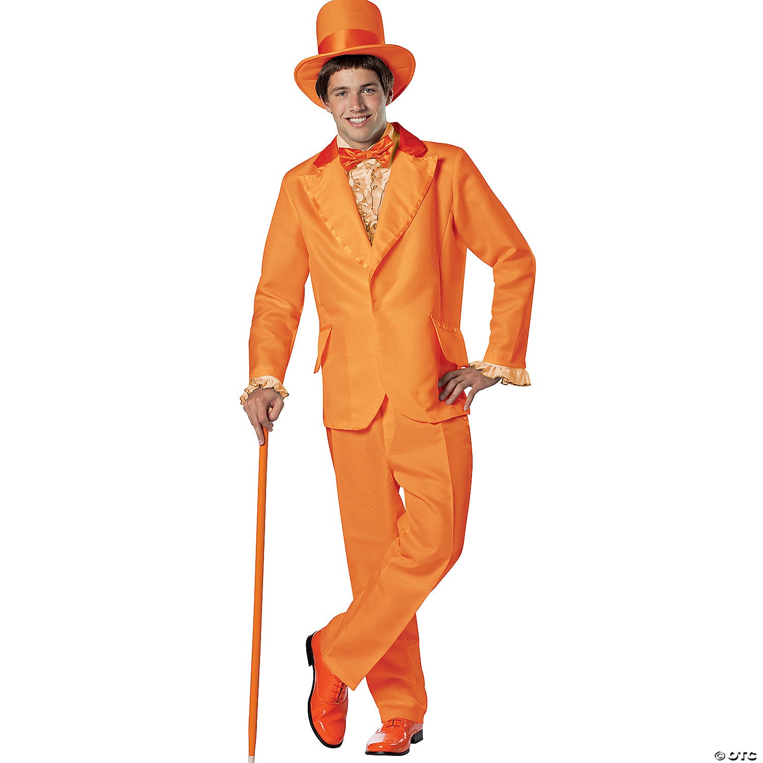 adults goofball orange costume plus size~gc2904xl