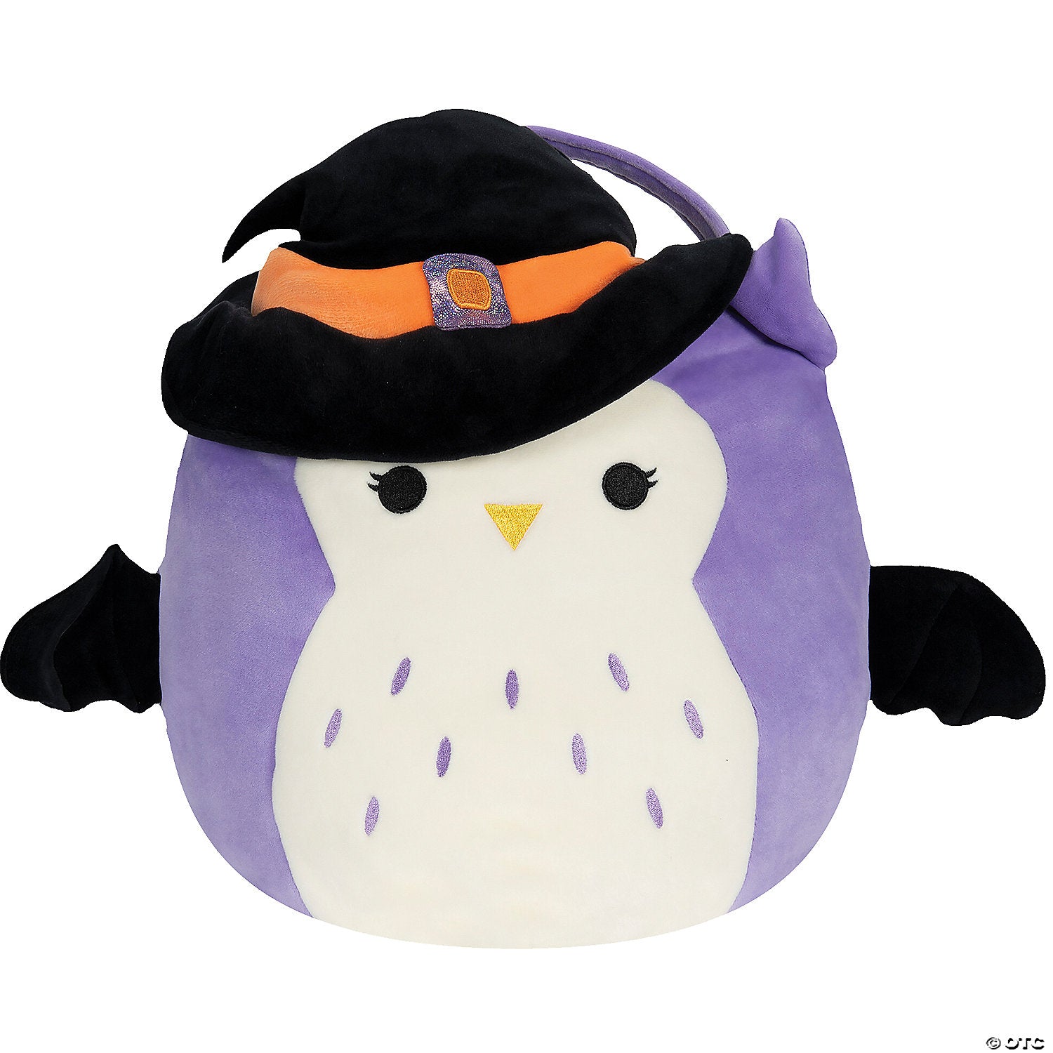 squishmallows& 8482  holly owl treat pail~jwc1247