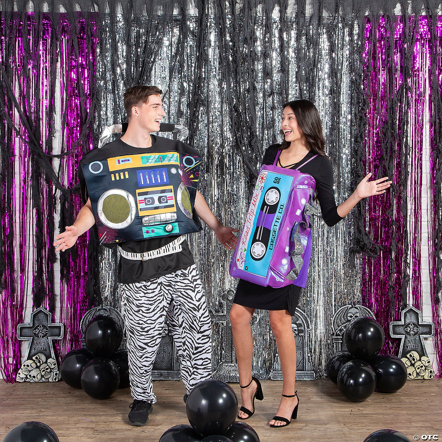 mix tape & boom box couple costumes~gc10119-a01
