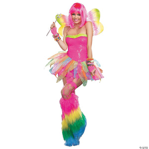 women& 8217 s rainbow fairy costume   extra large~rl9566xl